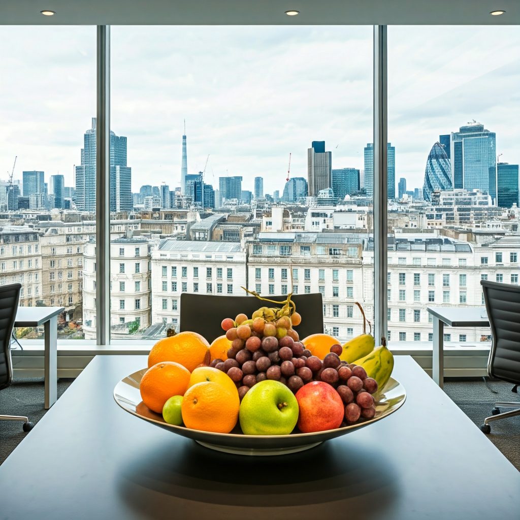 A fruit bowl in a London Office.
